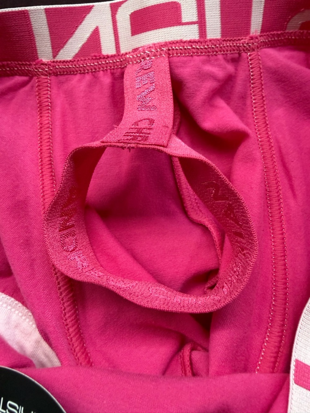 Andrew Christian Pink/white Large Bulge C-Ring Brief - Picture 3 of 5